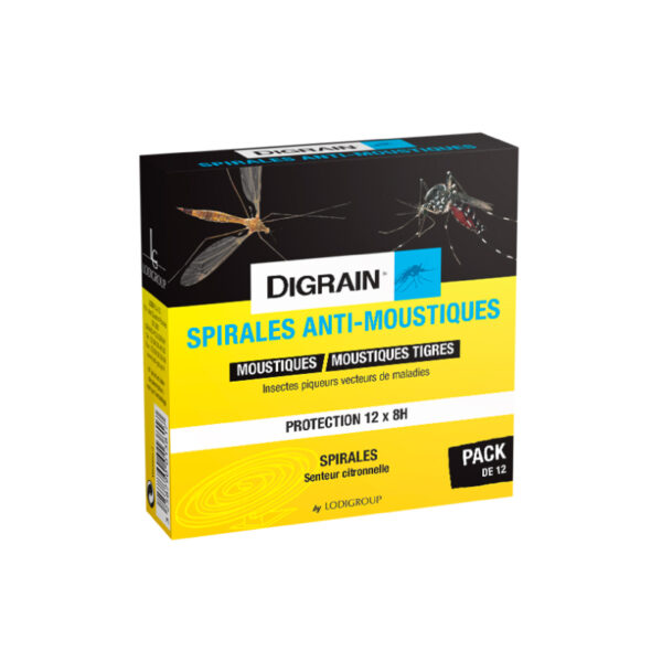 DIGRAIN spirale ant-moustiques insecticide