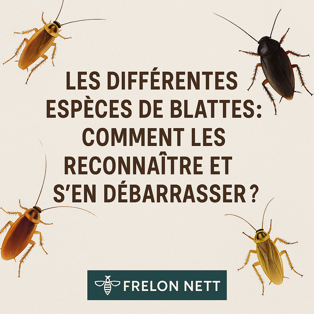 Differencier et reconnaitre les blattes et cafards
