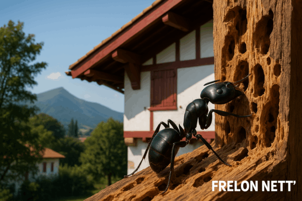 traitement fourmis charpentière maison