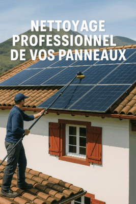 nettoyage de panneaux solaires et photovaltaïques