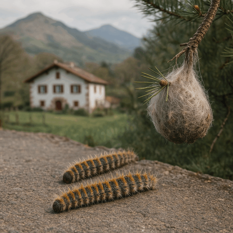 traitement chenilles processionnaires échenillage éco-piÚge dangers