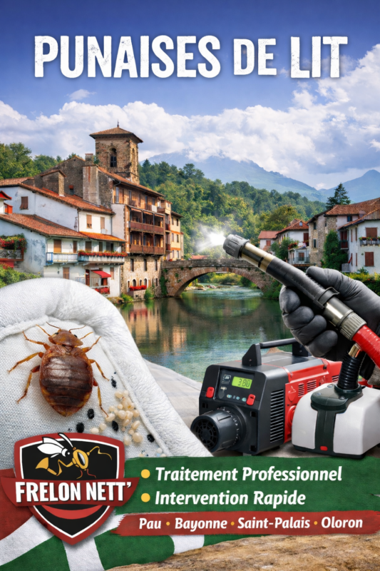 traitement des punaises de lit dans les pyrénées atlantiques pays basque béarn landes et hautes pyrénées